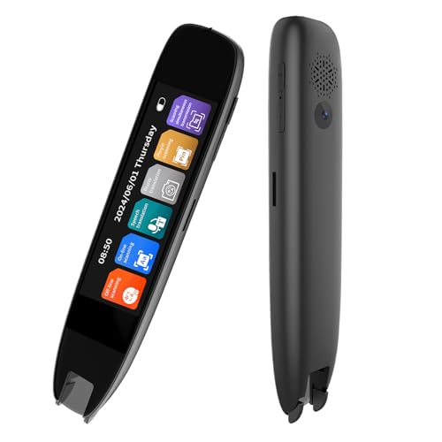 Translation Pen for Dyslexia, 142 Languages Text to Speech Translator Pen, OCR Digital Reading Pen Language Translator Device for Students, Study, Travel, Business