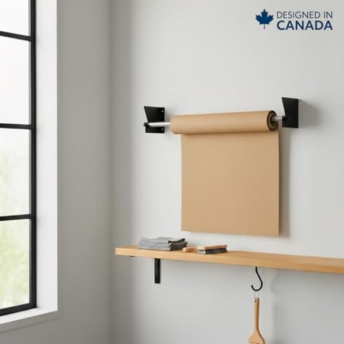 Wall Mount Roll Rack Holder - Up to 5ft