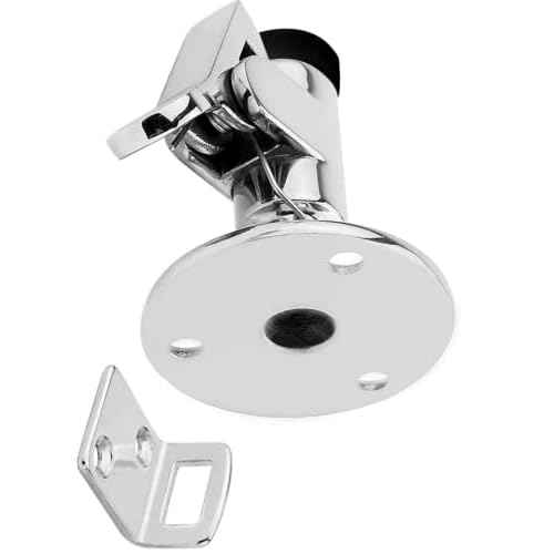 2 Sets Stainless Steel 316 Boat Door Stop Stopper Catch Door Holder Floor Knob Yacht RV Motorhome Camper Spring Latch Marine Hardware W/Fastener (2Sets)