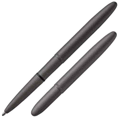 Fisher Space Pen Bullet Pen, Ballpoint, Tungsten, Cerakote Finish, Black Ink, Made in the USA