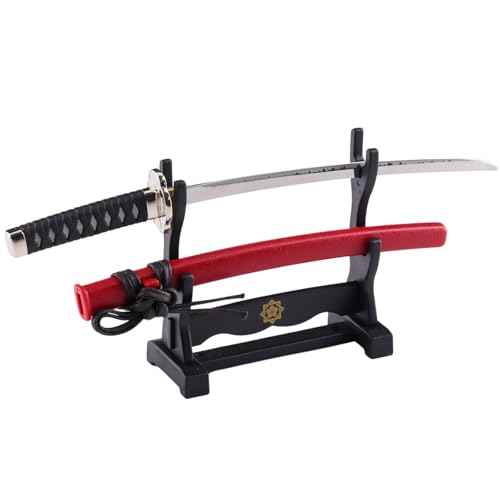 Mini Japanese Samurai Katana Sword Paper Knife Letter Opener 8.3 inch Made in JAPAN (Sakamoto Rouma Horizontal Type)