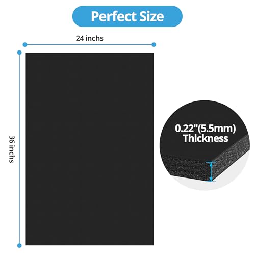 12 Pack Black Foam Board 24x36 Inch for Projects & Displays - Foam Core Poster Boards
