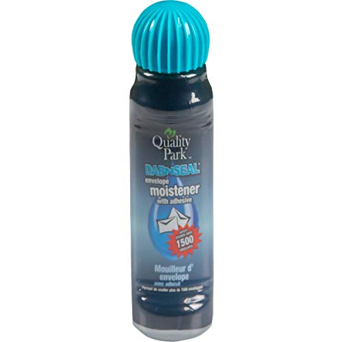 Quality Park Dab-n-Seal Envelope Moistener, 50 ml, 12 Bottles (46065)