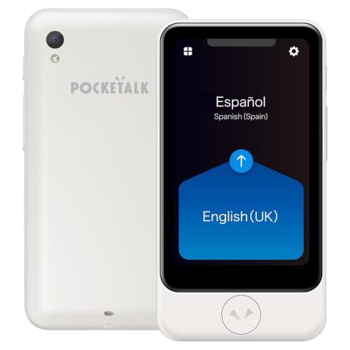 Pocketalk S2 Plus Two-Way Translator with Security & 92+ Languages - HIPAA/GDPR Certified