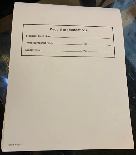 Secretary Deskbook Check Register, 6 3/8 x 8 1/4, 30 Entries/Page, 27 Pages
