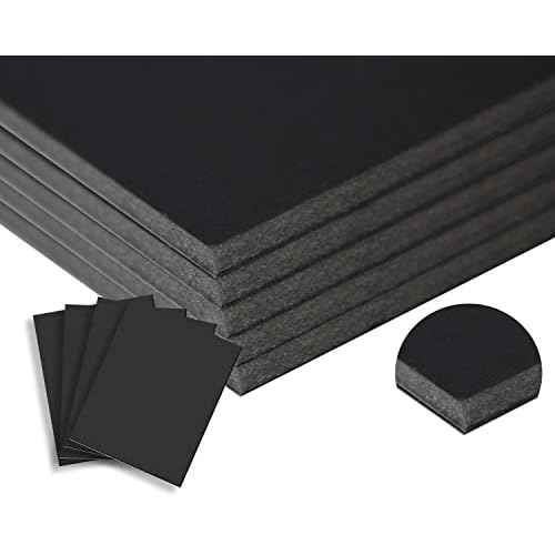 3/16" Black Foam Core Boards 24x36-5 Pack. Many Sizes Available. Acid Free Craft Poster Board for Signs, Buffered Presentations, School, Office and Art Projects