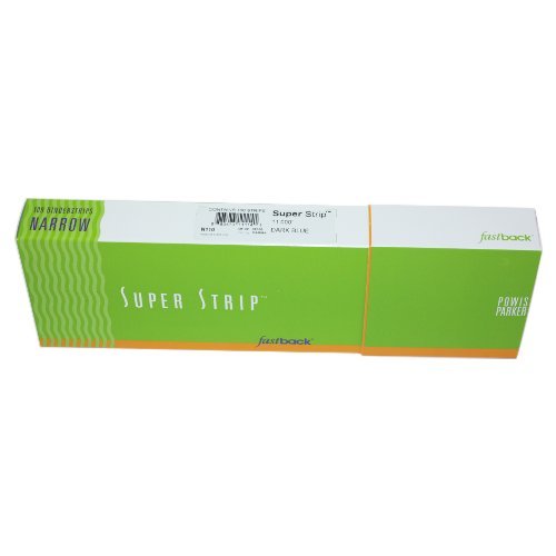Dark Blue 11" Narrow Powis Parker Fastback 100 Ct. Super Strip Binderstrips