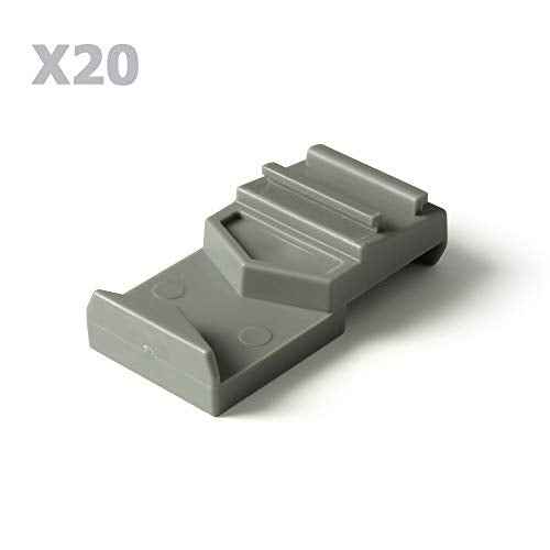 Vispronet Universal Pop Up Light Brackets ? Compatible with All Pop Up Models ? Bracket Measures 1.4in x 0.7in x 2.8in and Weighs 0.04lbs ? Made of Sturdy Plastic ? Set of 20
