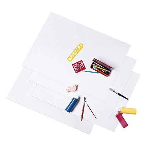 PACON UCreate Economy Poster Board, White, 22" x 28", 100 Sheets/Carton