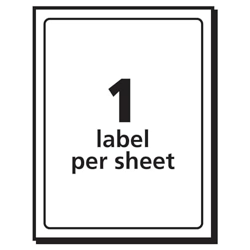 Avery Shipping Labels with TrueBlock Technology, 4" x 6", White, Permanent, 6 Packs for 120 Labels Total (45292)