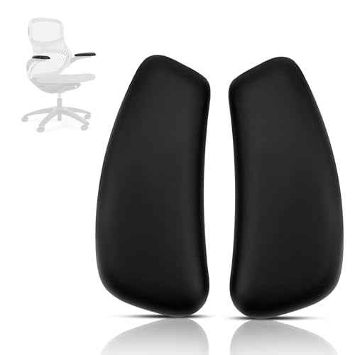 Armrest Pads Replacement for Knoll Generation Chair, only Suitable for high-Performance Swivel Adjustable Direction Generation Chairs, Black£¨1 Pair£©