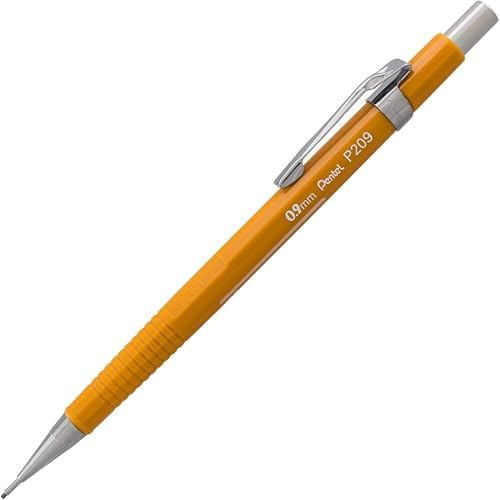 Pentel P209 Series Mechanical Pencil, 0.9mm Lead, 1 Box of 12 Pencils
