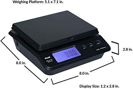 Digital Postal Scale 55lb with Backlit LCD – Accurate Shipping Weighing