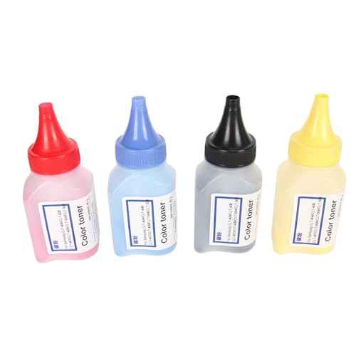 Toner Refill Kit, 4-Pack Color Cartridge Set with Chips, Compatible with 215A 215X Printer Series, High Yield 2300 Pages, PVC PCB Material