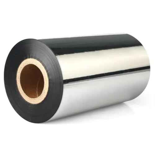 Resin thermal transfer ribbon 4.33" x 984"£¨ 110 * 300m£© print copperplate synthetic PET paper waterproof, oil resistant, scratch resistant for industrial packaging for zebra thermal printer.