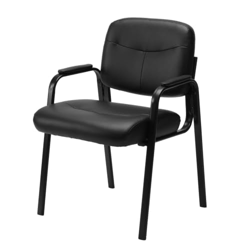 OLIXIS Waiting Room Guest Chairs - Comfortable Leather Lounge Seating for Office & Lobby