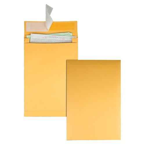 Quality Park Expansion Envelopes, Plain, 40 lbs., 10 x 13 x 2 Inches, 25 per Pack, Kraft (93336), Light Brown