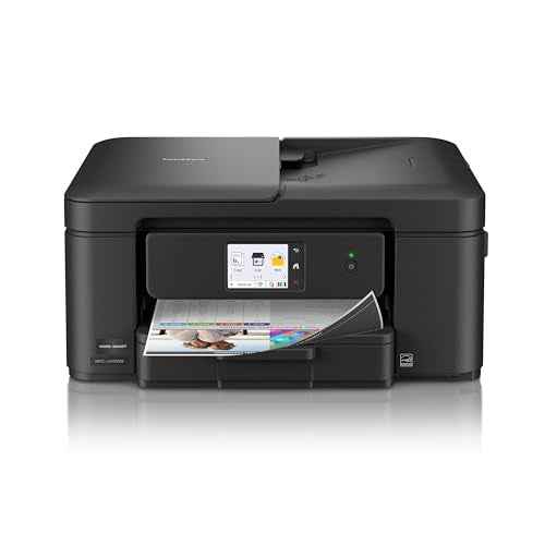Brother Work Smart 1410 Wireless Color Inkjet All-in-One Printer with 2.7¡± Color Touchscreen and Automatic Duplex Printing | Includes Refresh Subscription Trial(1) (MFC-J1410DW)
