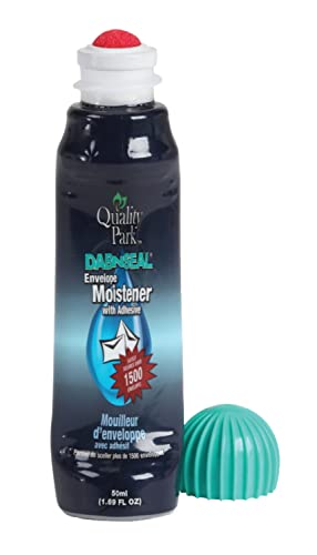Quality Park Dab-N-Seal Envelope Moistener 50mL Pack of 4 for Secure Mail & Crafts