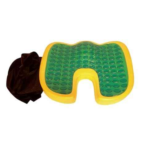 Cooling Coccyx Orthopedic Memory Foam Car or Seat Pillow Cushion, Black