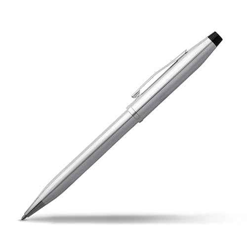 Cross Century II Refillable Ballpoint Pen Presented in a Luxury Gift Box - Medium Point, Black Ink, Lustrous Chrome