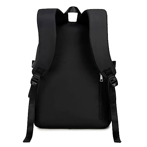 Acmebon Girl Roomy Fashion Laptop Backpack Set Casual Daypack Set for Women Black