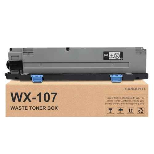 AAVA0Y1 WX107 Waste Toner Box Compatible for Konica Minolta Bizhub C360i C550i C250i C300i C450i C650i C750i Printer for Konica Minolta AAVA0Y1 WX-107 Waste Toner Container 1 Pack