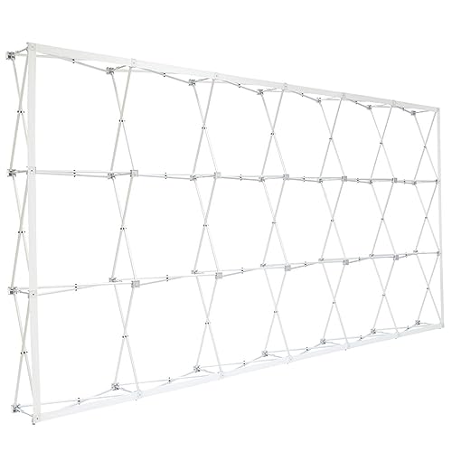 Alghualy Custom Fabric Pop Up Trade Show Backdrop 15ft x 8ft - Graphic Only