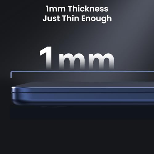 BlueSwan Midnight Clear MacBook Air 13-inch Case for M2-M5 2022-2026, Slim Protective Cover