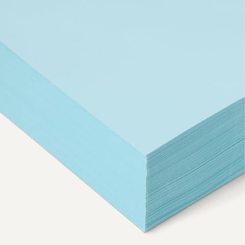 Amazon Basics Pastel Blue Recycled Copy Paper 8.5x11 20lb 500 Sheets