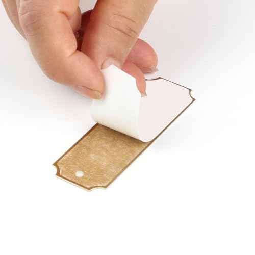 20 Pcs Name Plates Laser Engraved, Plaques Personalized Engraved, Solid Metal Plate, Name Plate for Desk, Personalized Plaque Blank, Custom Name Tag, Laser Engraving Blanks (1'' X 3'') (Gold)