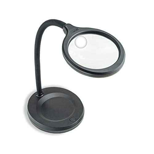 Carson DeskBrite300 2X Aspheric Magnifier Desk Lamp with 5X Spot Lens (LM-30)