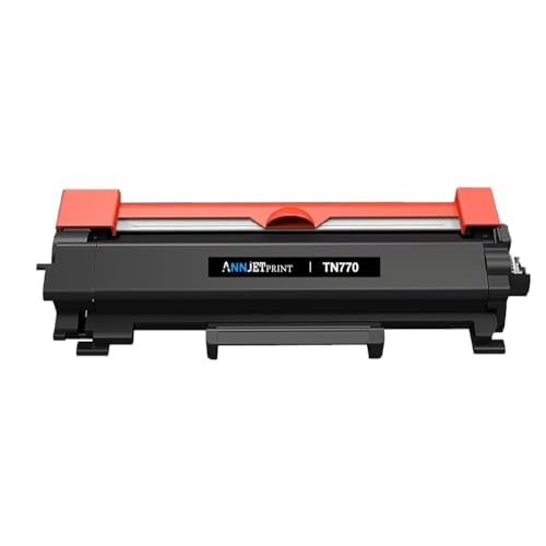 TN770 Toner Cartridge for Brother Printer - TN-770 Toner Compatible for HL-L2370DW, HL-L2370DW XL, MFC-L2750DW, MFC-L2750DW XL, TN770 2-Pack Super High Yield Black, (5,000 Pages/ Cartridge)