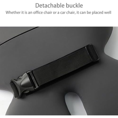 Orthopedics Comfort Curve Lumbar Support Cushion ? Ergonomic 4D Design, Memory Foam Lower Back Pillow for Office Chair, Car Seat, Sofa, Bed ? Relieves Back Pain and Improves Posture