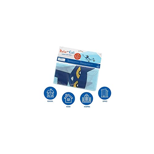 Educational Insights Pete The Cat Calming Light Filters 3-Pack, Fluorescent Light Covers, Easy Install For Office, Hospitals, Home & Classroom Supplies
