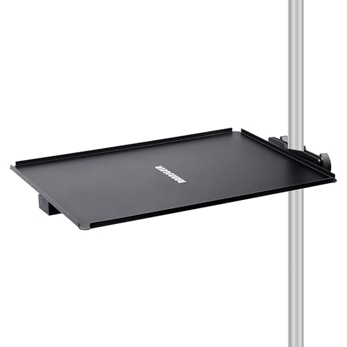 Heavy Duty Steel Tray for Mobile TV Stand, TV Cart, Speaker Stand (14.8X10.8)