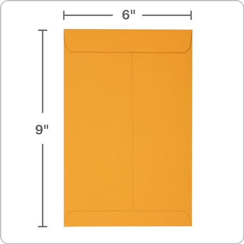 Columbian Small 6x9 Catalog Envelopes Self Seal Brown Kraft Pack of 30