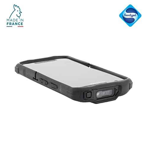 Mobilis Rugged Case for Zebra TC21 TC26, Military Grade Shockproof Protective Cover for TC21/TC26 Mobile Touch Computer, Handheld Barcode Scanner Shell, Made with Recycled Materials, Black
