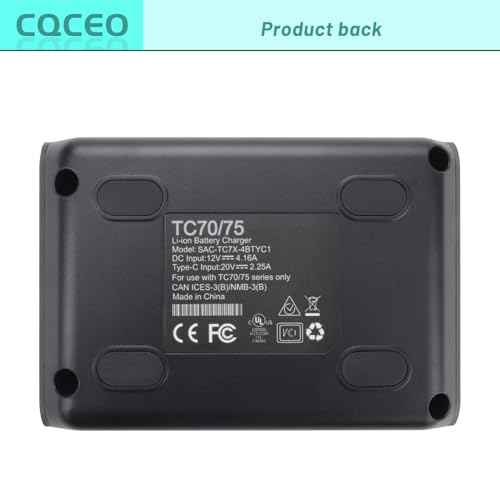 4-Slot Battery Charging Cradle for Zebra TC77 TC70 TC72 TC75 TC70X TC75X TC720L TC75EK TC75AH TC75GK TC700H TC700K TC77HL Barcode Scanner Battery, Compatible with BT-000318 Battery
