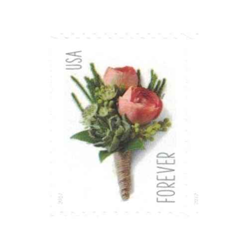 Celebration Boutonniere Forever Stamps - Sheet of 20 United States Postage Stamps