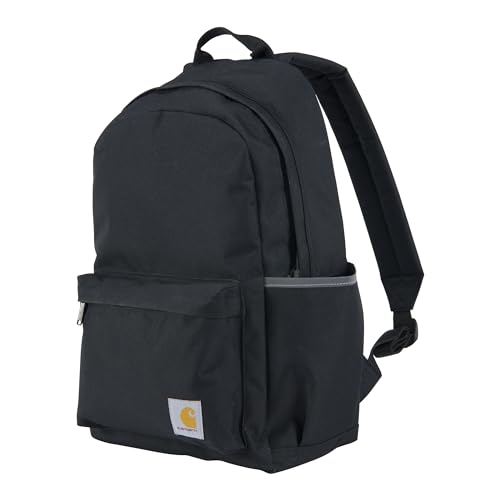 Carhartt 21L Classic Water-Resistant Backpack Black - Unisex, Laptop & Travel