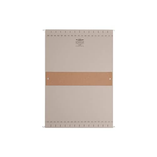Smead TUFF Extra Capacity Box Bottom Hanging Folder, 3" Expansion, 1/3-Cut Easy Slide Tab, Legal Size, Steel Gray, 18 per Box (64341)