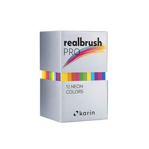 Karin Realbrush PRO Neon Colors - A set of 12 brushes in an exclusive and protective case.