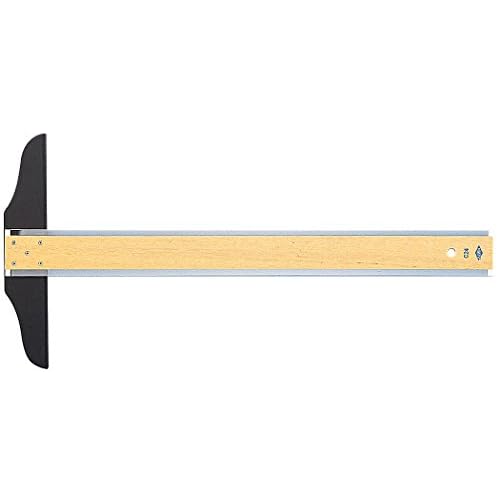 ALVIN Wood T-Square 36" Transparent Edge Model C36 for Art Framing and Drafting - 36" inches