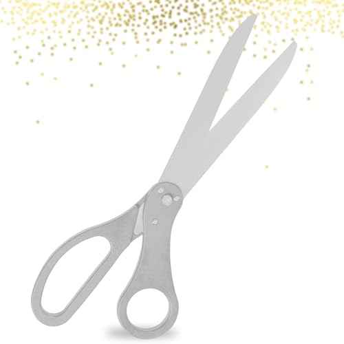 25" Giant Ribbon Cutting Scissors ? Extra Large Grand Opening Ribbon Cutting Ceremony Scissors Heavy Duty Metal Construction for Grand Openings Inaugurations Ceremonies & Special Events