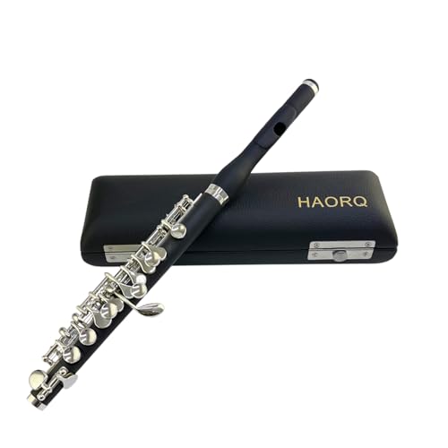 Piccolo Flute with Case C Key Silver Plated Composite Wood (Composite wood)