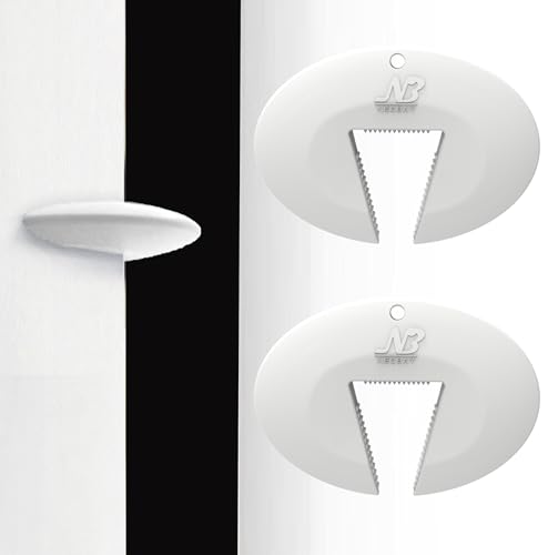 Neobay White Silicone Door Pinch Guard – 2 Pack, Prevents Finger Pinch and Door Slamming