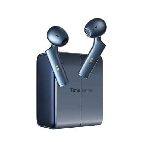Timekettle W4 Translation Earbuds,for Global Business & Relationships,Bone-Voiceprint Sensor for Clear Voice in Noise, AI Auto-Correction,Protected Privacy with GDPR,Instant Setup via iOS/Android APP