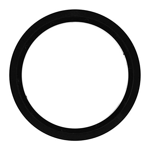 Adjustable LED Ring Light for Microscope & Camera - 144 Brightness LEDs, White/Black
