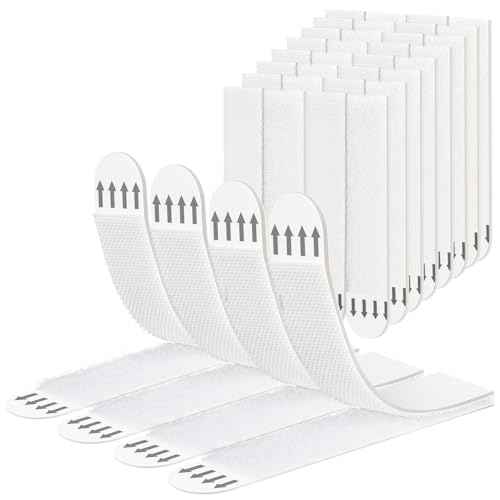 20 Pairs Picture Hanging Strips - Heavy Duty Large Adhesive Mounting Sticky Hanger,Refill Hook and Loop Wall Strips,Easy to Use,Removable for Home Decor Poster & Frames,No Nails Damage Free